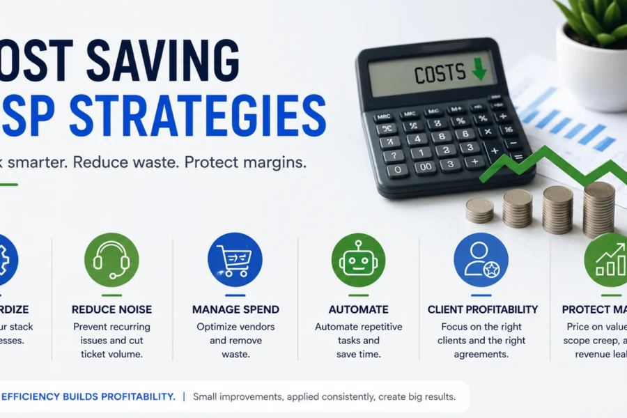 Cost saving MSP strategies to improve efficiency and protect profit margins