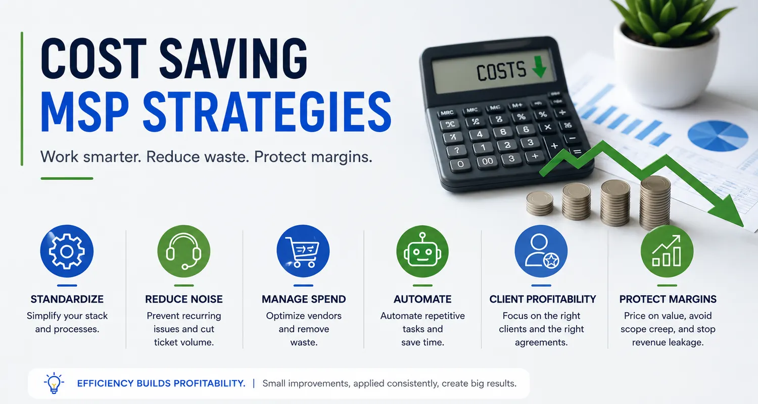 Cost saving MSP strategies to improve efficiency and protect profit margins