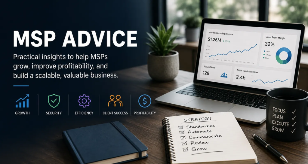 MSP advice for building a profitable and scalable managed services business